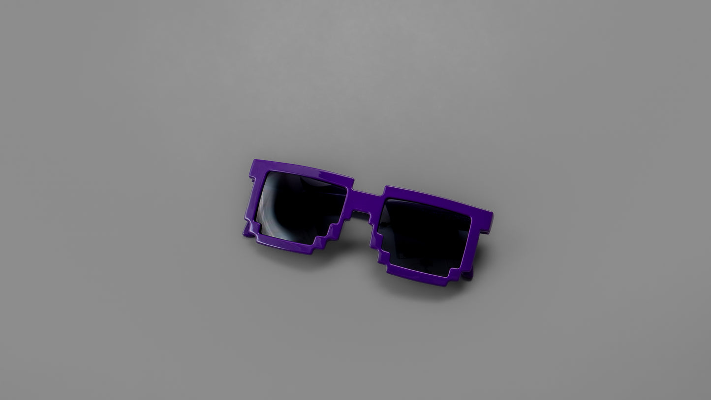 Purple Rockit Music Pixel Sunglasses